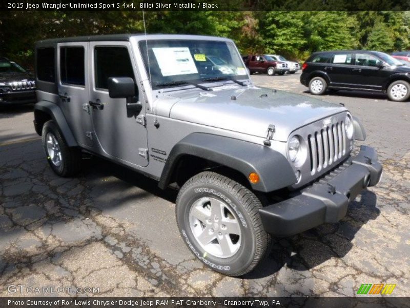  2015 Wrangler Unlimited Sport S 4x4 Billet Silver Metallic