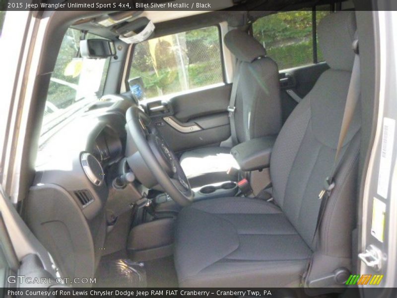 Billet Silver Metallic / Black 2015 Jeep Wrangler Unlimited Sport S 4x4