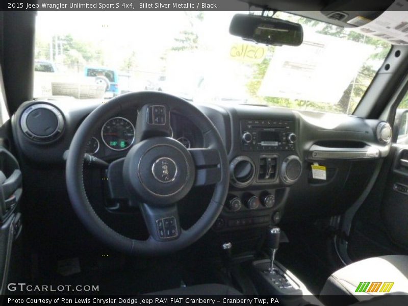 Billet Silver Metallic / Black 2015 Jeep Wrangler Unlimited Sport S 4x4