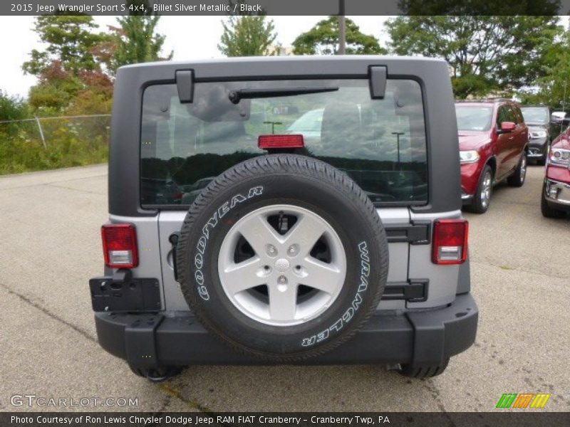 Billet Silver Metallic / Black 2015 Jeep Wrangler Sport S 4x4