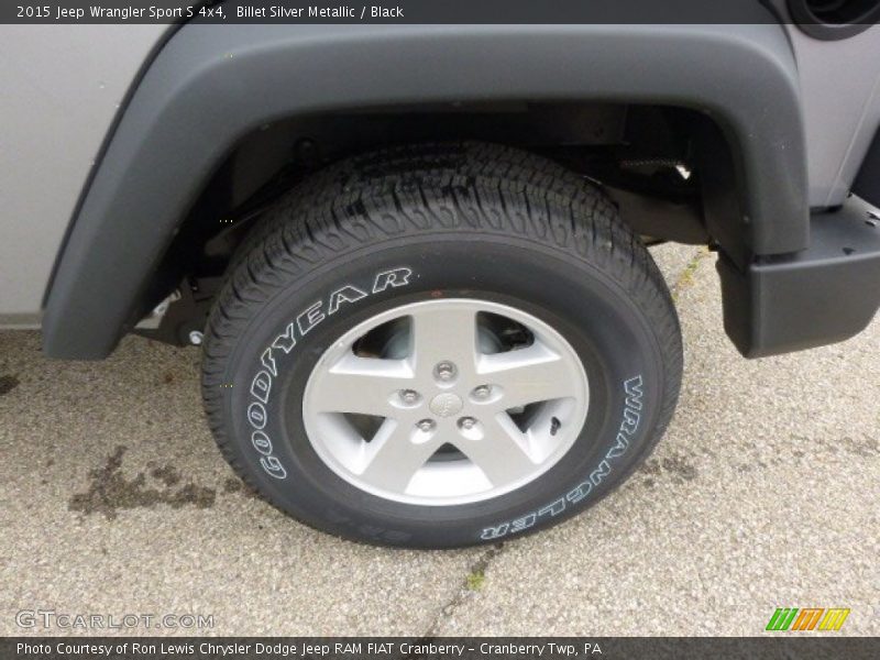 Billet Silver Metallic / Black 2015 Jeep Wrangler Sport S 4x4