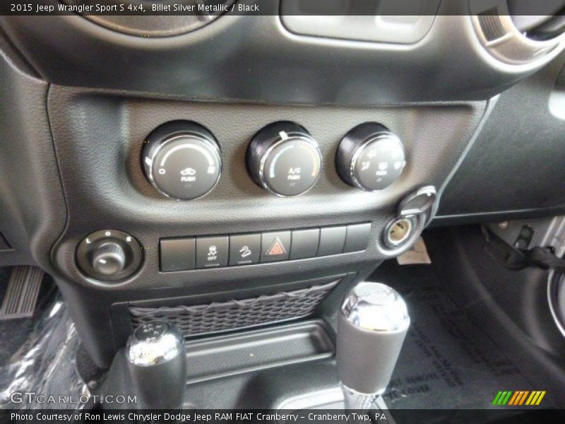 Billet Silver Metallic / Black 2015 Jeep Wrangler Sport S 4x4