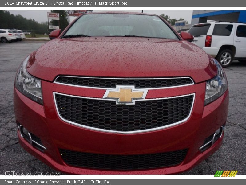 Crystal Red Tintcoat / Jet Black/Sport Red 2014 Chevrolet Cruze LT