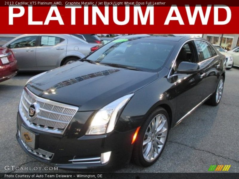 Graphite Metallic / Jet Black/Light Wheat Opus Full Leather 2013 Cadillac XTS Platinum AWD