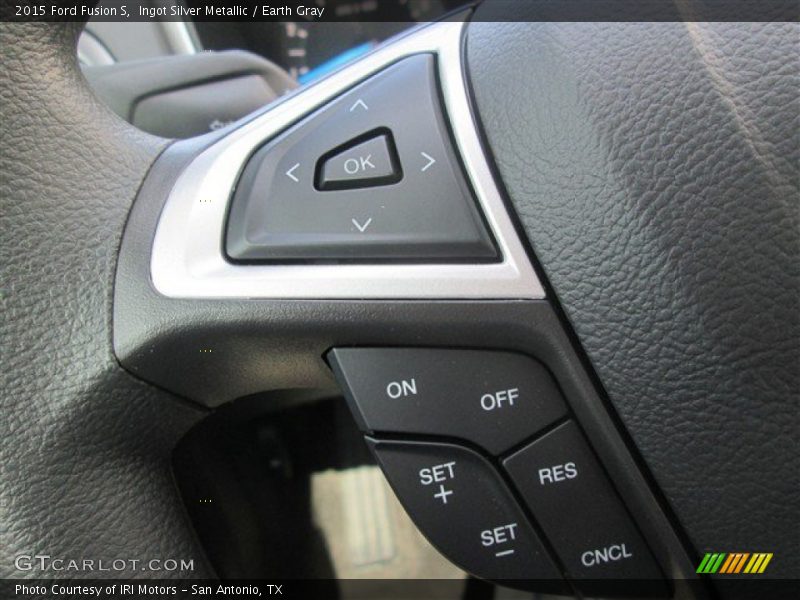 Ingot Silver Metallic / Earth Gray 2015 Ford Fusion S