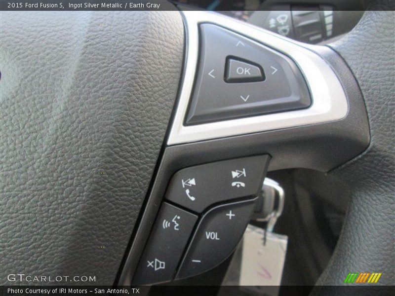 Ingot Silver Metallic / Earth Gray 2015 Ford Fusion S