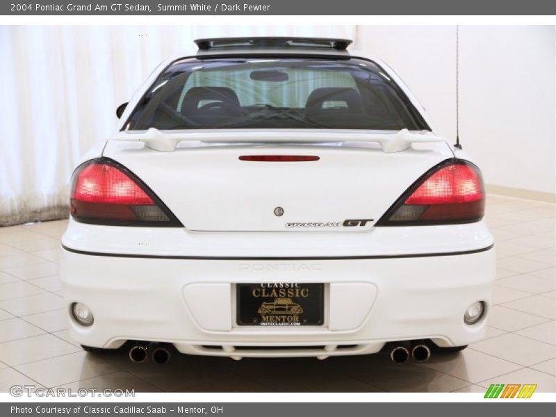 Summit White / Dark Pewter 2004 Pontiac Grand Am GT Sedan