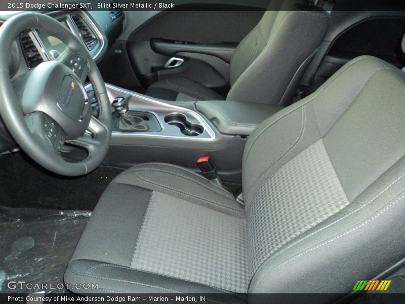 Billet Silver Metallic / Black 2015 Dodge Challenger SXT