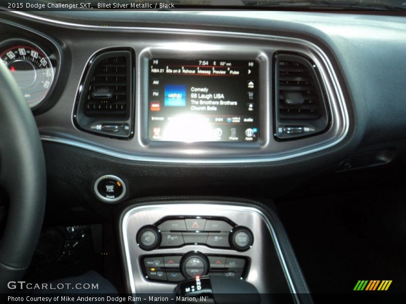 Billet Silver Metallic / Black 2015 Dodge Challenger SXT