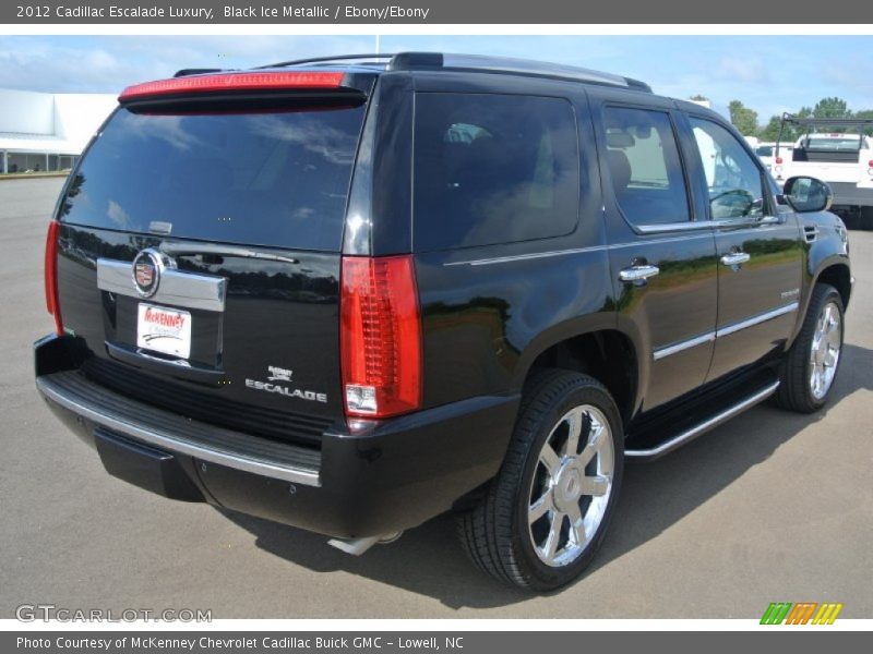 Black Ice Metallic / Ebony/Ebony 2012 Cadillac Escalade Luxury