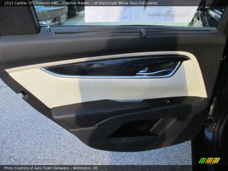 Graphite Metallic / Jet Black/Light Wheat Opus Full Leather 2013 Cadillac XTS Platinum AWD