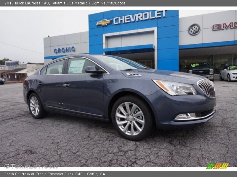 Atlantis Blue Metallic / Light Neutral/Cocoa 2015 Buick LaCrosse FWD