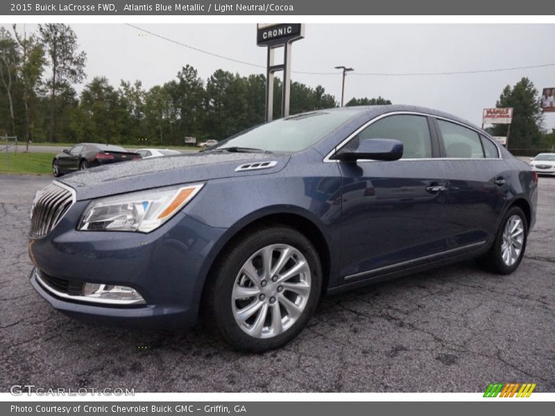 Atlantis Blue Metallic / Light Neutral/Cocoa 2015 Buick LaCrosse FWD