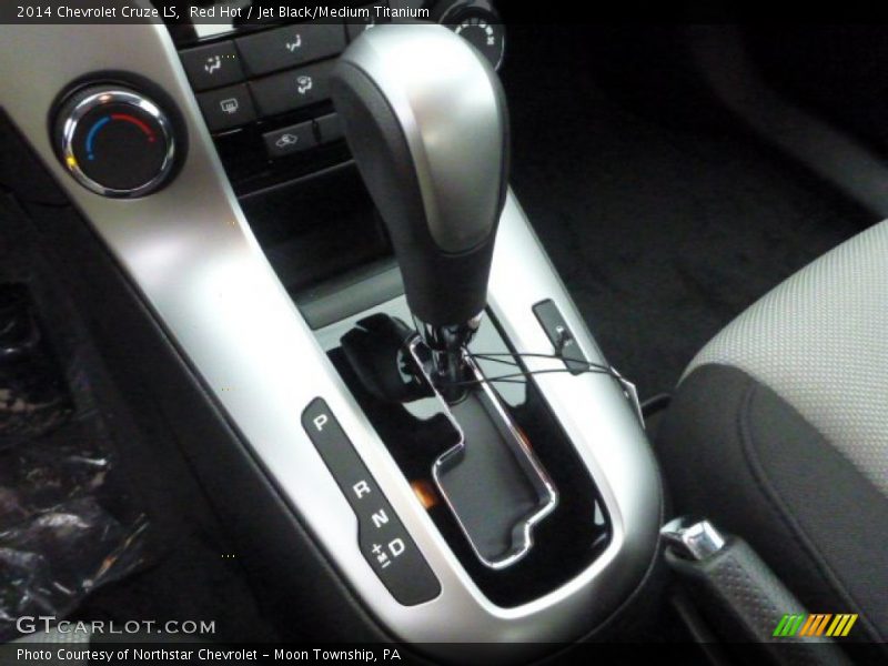 Red Hot / Jet Black/Medium Titanium 2014 Chevrolet Cruze LS