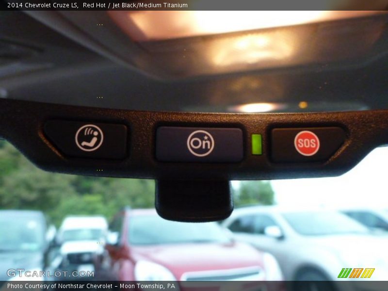 Red Hot / Jet Black/Medium Titanium 2014 Chevrolet Cruze LS