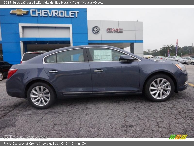 Atlantis Blue Metallic / Light Neutral/Cocoa 2015 Buick LaCrosse FWD
