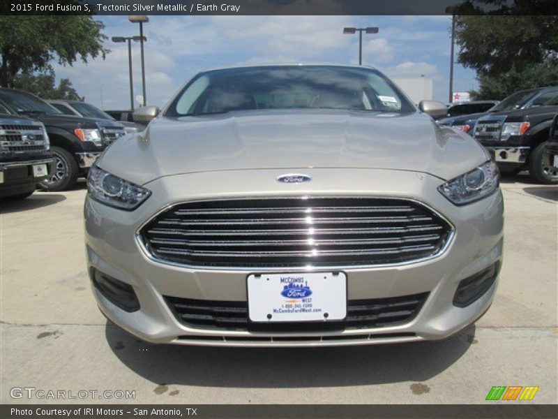 Tectonic Silver Metallic / Earth Gray 2015 Ford Fusion S