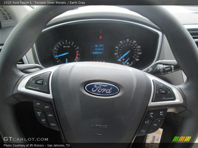 Tectonic Silver Metallic / Earth Gray 2015 Ford Fusion S