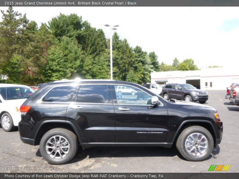 Brilliant Black Crystal Pearl / Black 2015 Jeep Grand Cherokee Limited 4x4