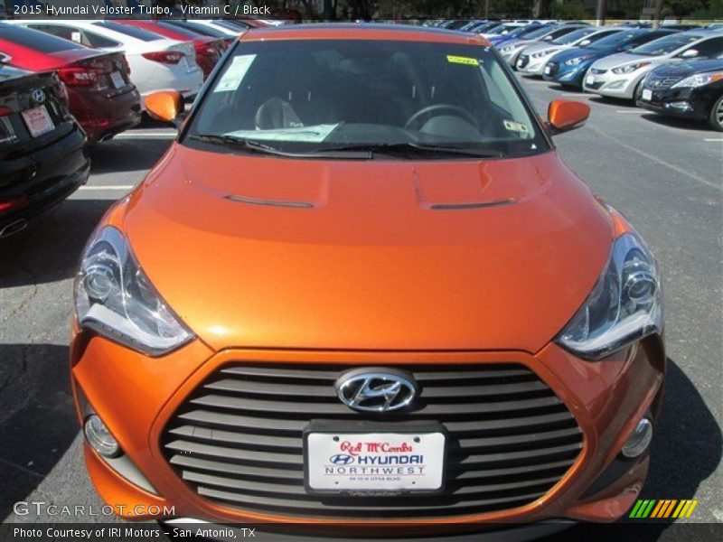 Vitamin C / Black 2015 Hyundai Veloster Turbo
