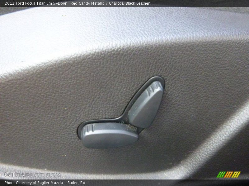 Red Candy Metallic / Charcoal Black Leather 2012 Ford Focus Titanium 5-Door