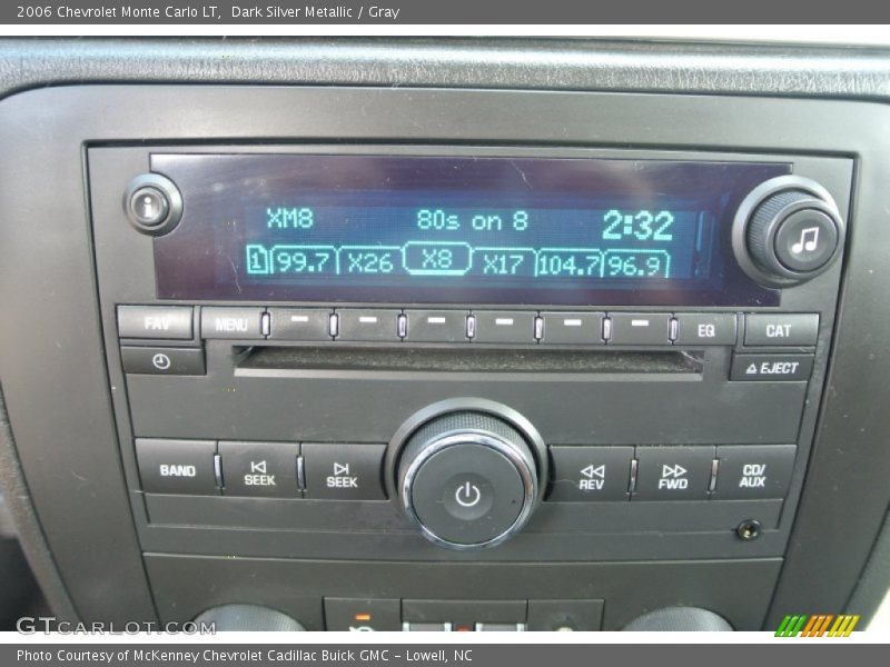 Dark Silver Metallic / Gray 2006 Chevrolet Monte Carlo LT