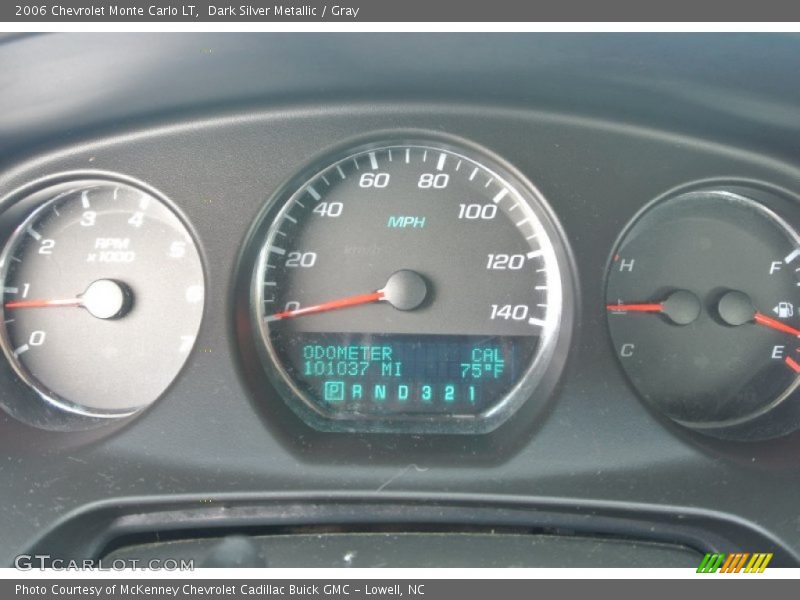 Dark Silver Metallic / Gray 2006 Chevrolet Monte Carlo LT