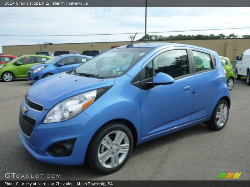 Denim / Silver/Blue 2014 Chevrolet Spark LS