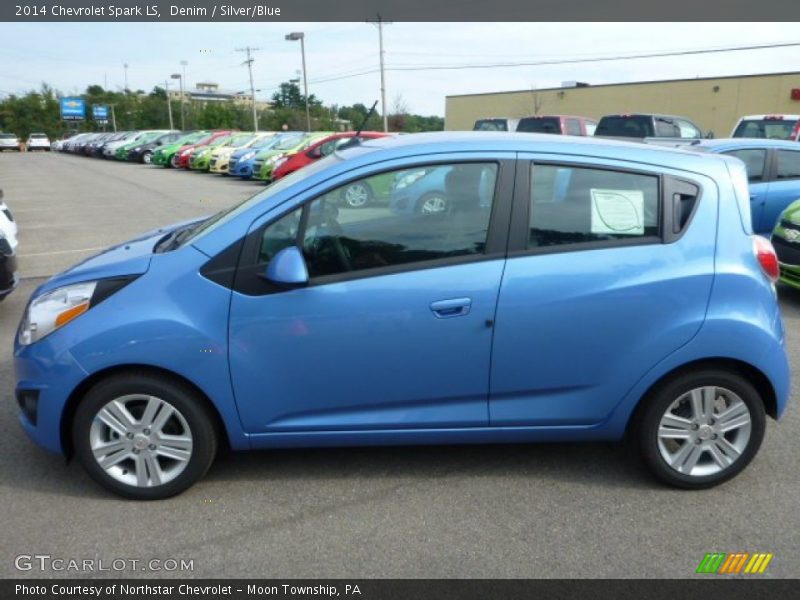 Denim / Silver/Blue 2014 Chevrolet Spark LS