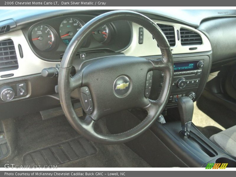 Dark Silver Metallic / Gray 2006 Chevrolet Monte Carlo LT