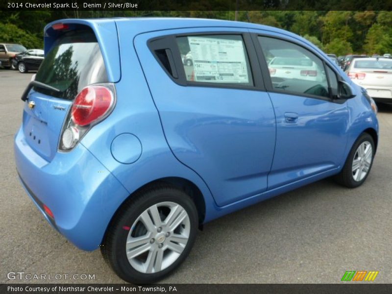 Denim / Silver/Blue 2014 Chevrolet Spark LS