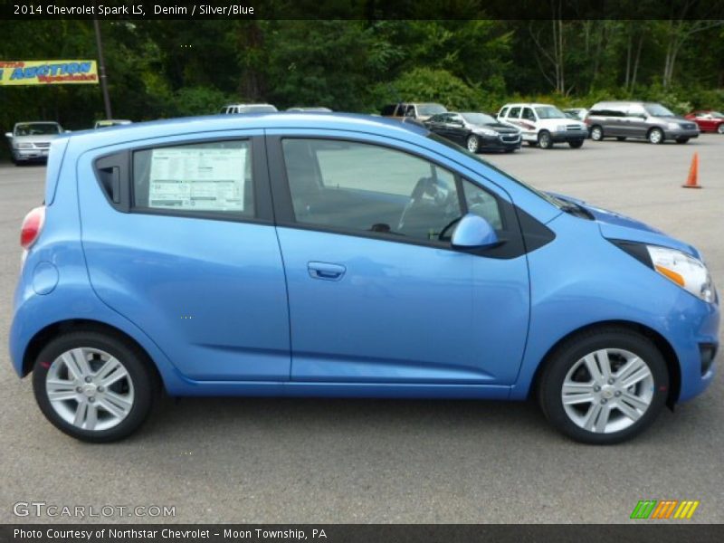 Denim / Silver/Blue 2014 Chevrolet Spark LS