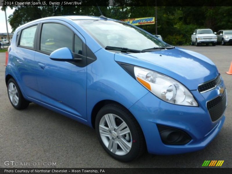 Denim / Silver/Blue 2014 Chevrolet Spark LS