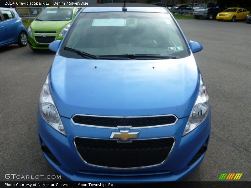 Denim / Silver/Blue 2014 Chevrolet Spark LS