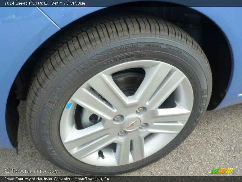 Denim / Silver/Blue 2014 Chevrolet Spark LS