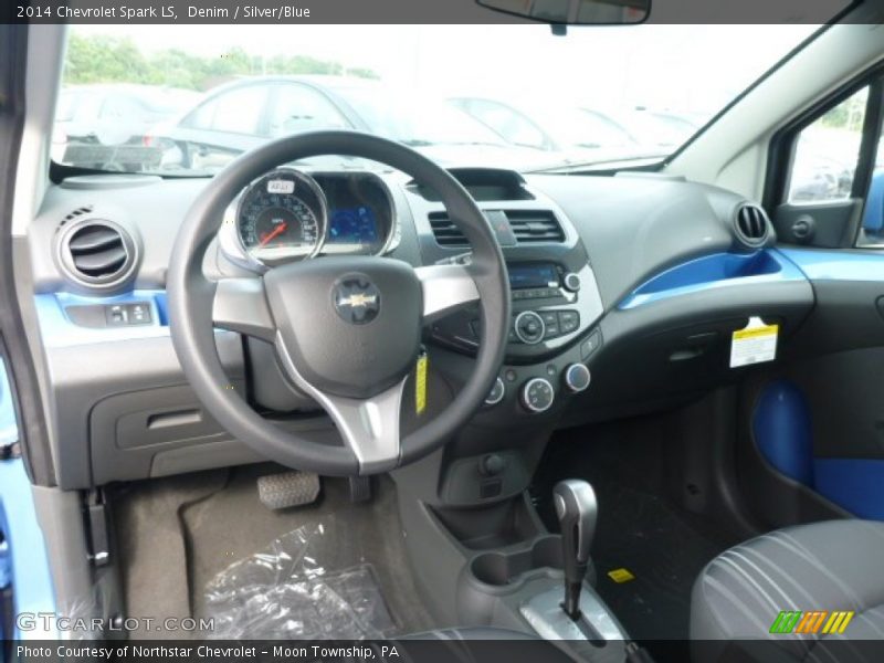 Denim / Silver/Blue 2014 Chevrolet Spark LS