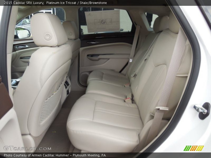 Platinum Ice Tricoat / Shale/Brownstone 2015 Cadillac SRX Luxury