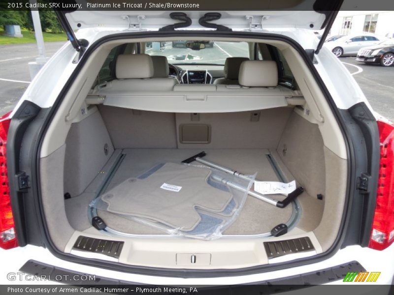 Platinum Ice Tricoat / Shale/Brownstone 2015 Cadillac SRX Luxury