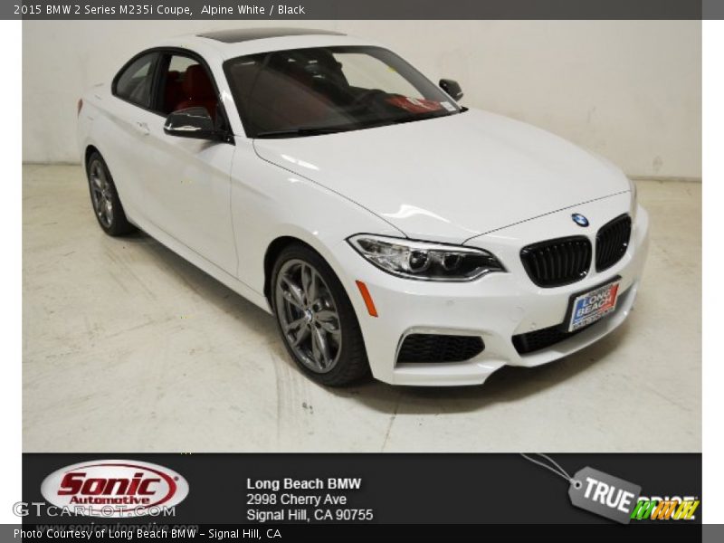 Alpine White / Black 2015 BMW 2 Series M235i Coupe
