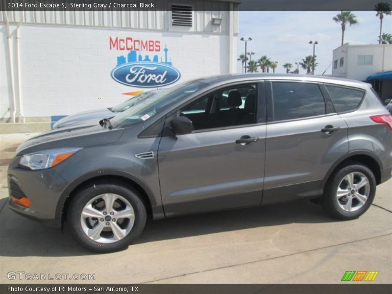 Sterling Gray / Charcoal Black 2014 Ford Escape S