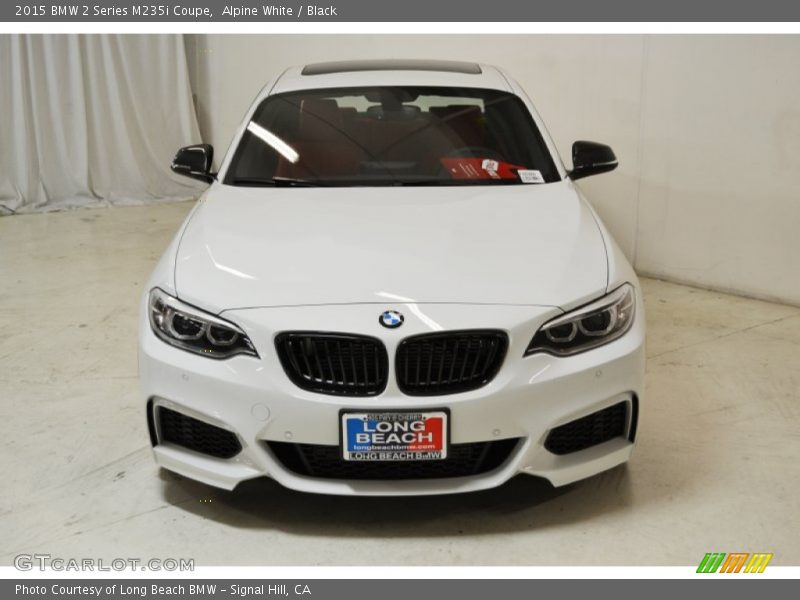 Alpine White / Black 2015 BMW 2 Series M235i Coupe