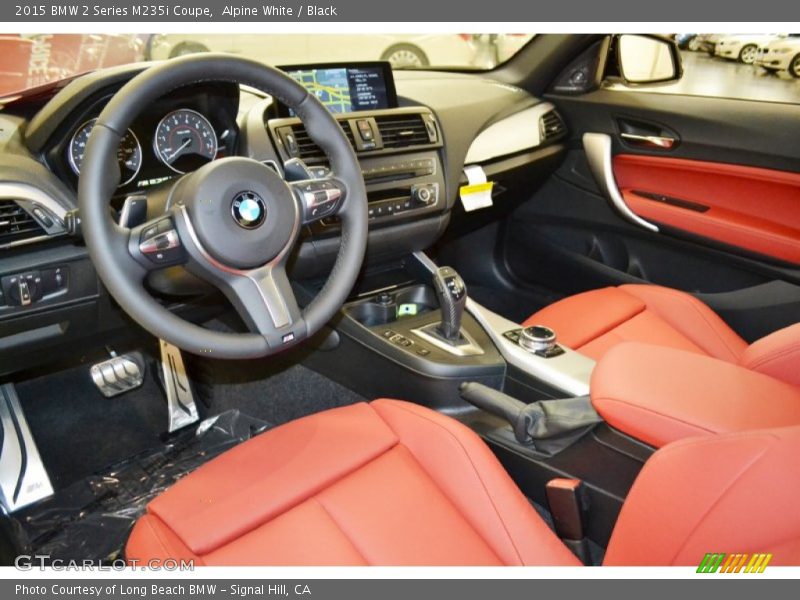 Alpine White / Black 2015 BMW 2 Series M235i Coupe