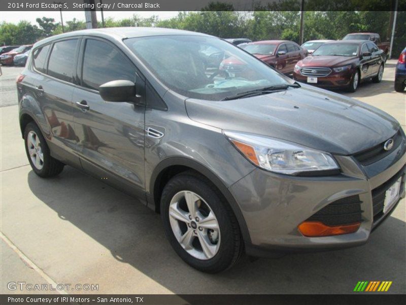 Sterling Gray / Charcoal Black 2014 Ford Escape S