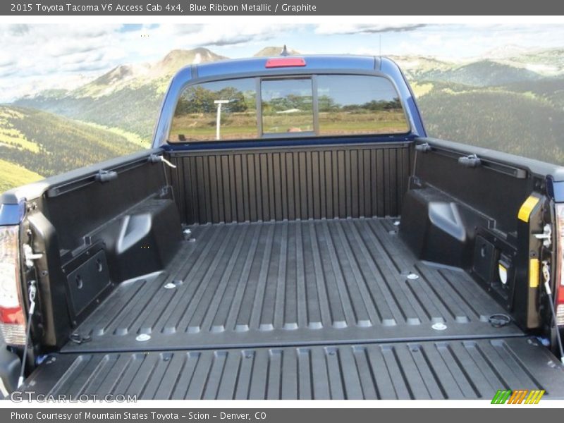 Blue Ribbon Metallic / Graphite 2015 Toyota Tacoma V6 Access Cab 4x4
