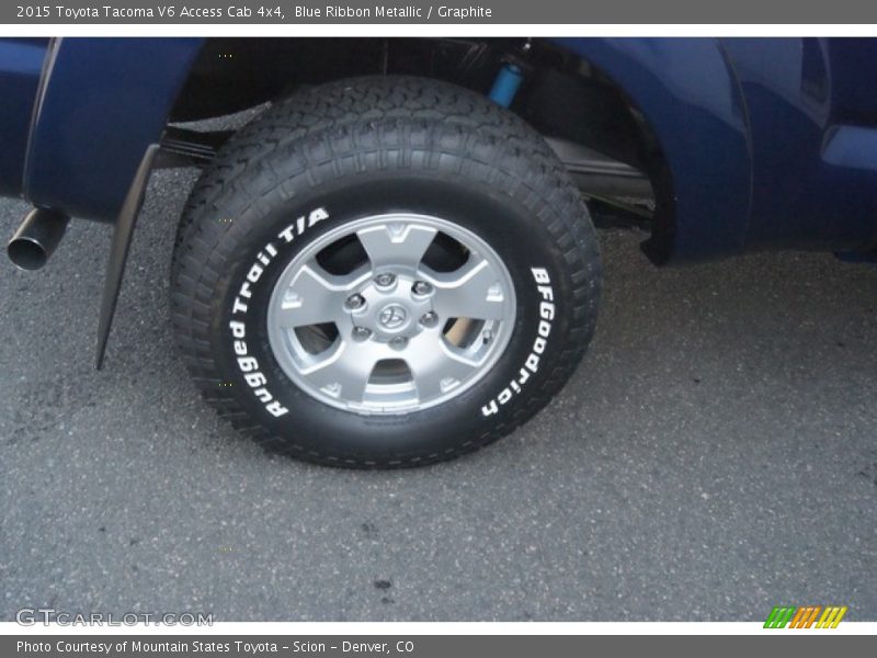 Blue Ribbon Metallic / Graphite 2015 Toyota Tacoma V6 Access Cab 4x4