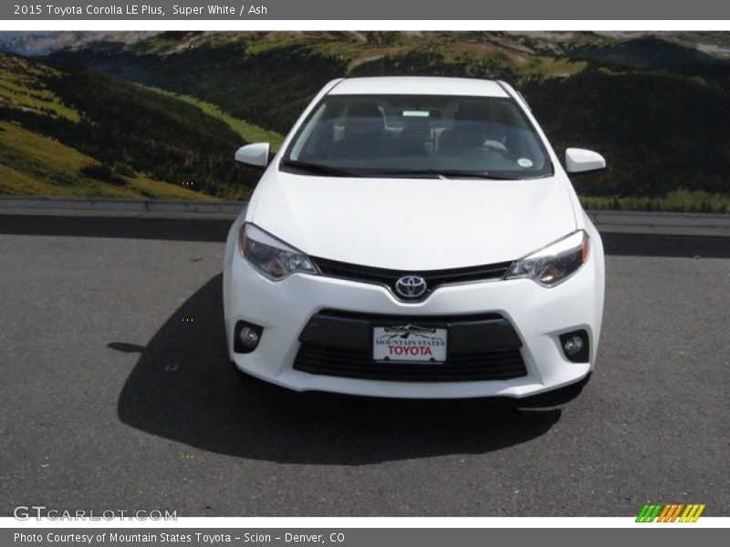 Super White / Ash 2015 Toyota Corolla LE Plus