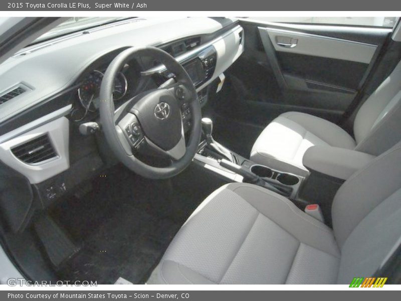 Super White / Ash 2015 Toyota Corolla LE Plus