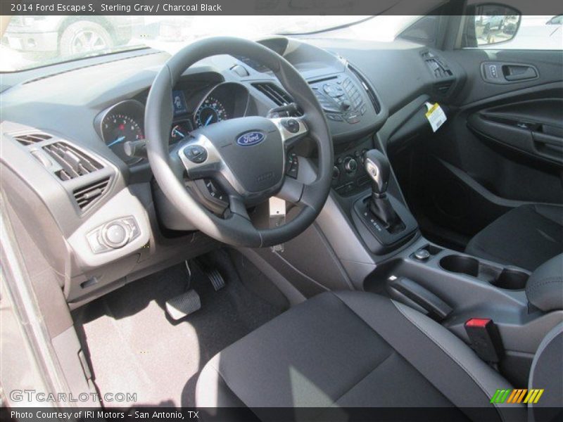 Sterling Gray / Charcoal Black 2014 Ford Escape S