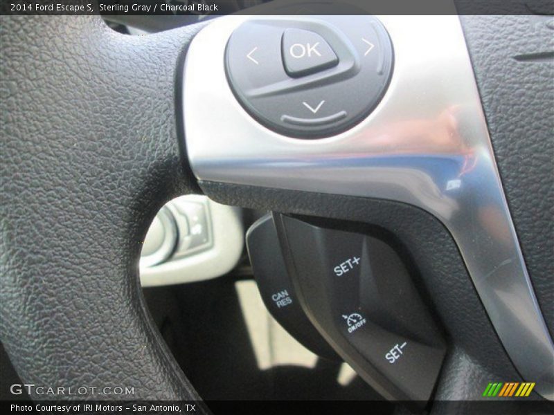 Sterling Gray / Charcoal Black 2014 Ford Escape S