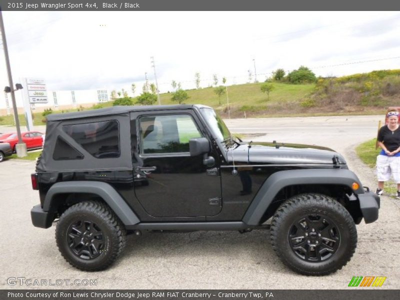 Black / Black 2015 Jeep Wrangler Sport 4x4